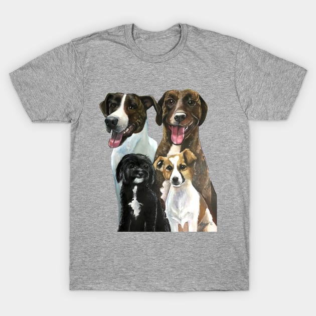 Furr Family #2 T-Shirt by SkyeElizabeth